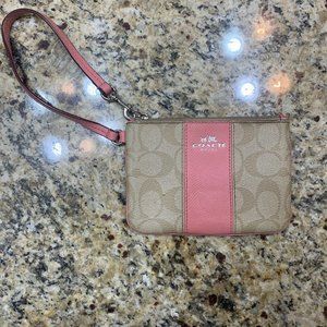 Small Coach Wristlet